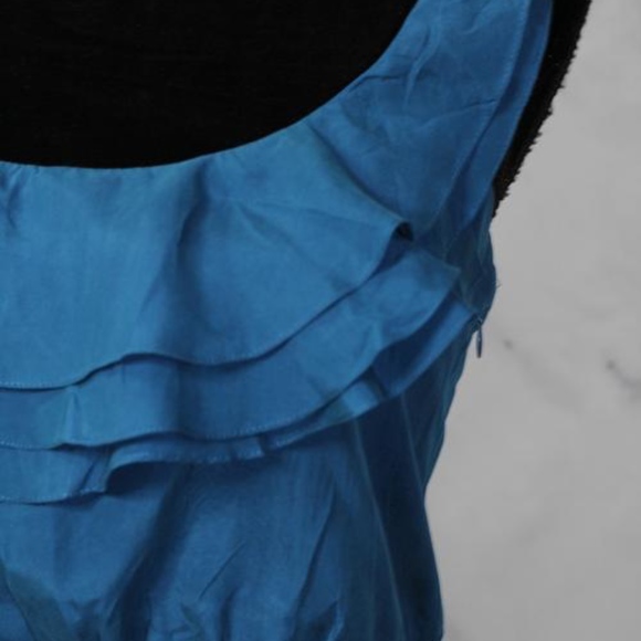 Ann Taylor Silk Blue Dress (6) - Picture 7 of 11